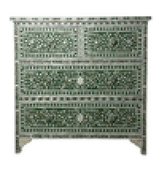 Sideboard Furniture, Mother of Pearl Inlay Chest of Drawers, Handmade Cabinet, Buffet Table "Personalized"